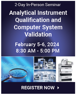 Analytical Instrument Qualification Computer System Validation
