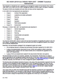 OHSAS 18001:2007 to ISO 45001:2018 All-in-One Documentation and Training Package