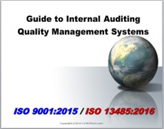 13485: 2016-9001:2015 Internal Auditor Training & Checklist Package