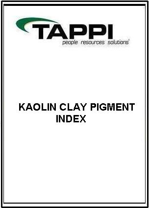 Kaolin clay pigment index