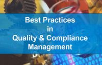Best Practices in Quality and Compliance Management